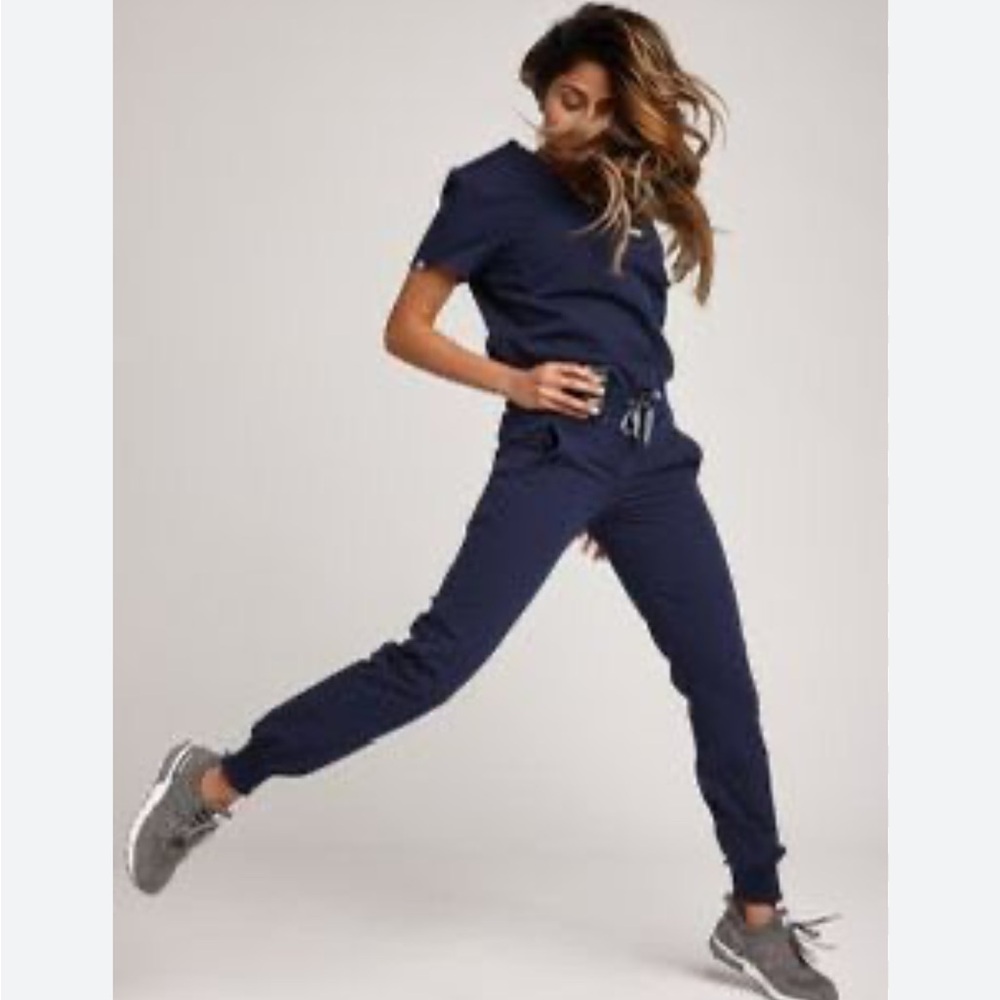 Figs Navy Blue Women’s Jogger Set - L/LP
